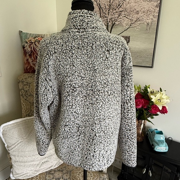 PINK Victoria's Secret Gray Zip Up Sweater - Picture 3 of 8